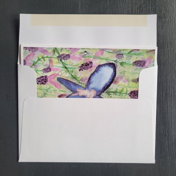 Fairies About - Set of 3 Whimsical Watercolor Fantasy Blank Greeting Cards - Picture 5 of 10